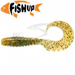 Мягкие приманки FishUp Fancy Grub 1&quot; #036 Caramel Green &amp; Black