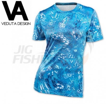 Футболка Veduta Reptile Skin Blue Water Air Series UPF50+ S Women