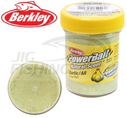 Паста форелевая Berkley Natural Scent Trout Bait 50gr Garlic Glitter