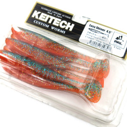 Мягкие приманки Keitech Easy Shiner 4.5&quot; #LT32 Clear Orange