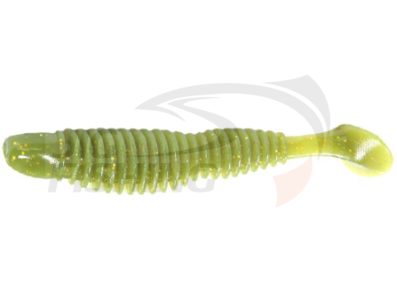 Мягкие приманки Reins Bubbring Shad 2&quot; #035 Green Sparkling