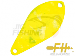 Колеблющаяся блесна Field Hunter Gold Rush Shell 3gr #11 Fluorescent Lemon