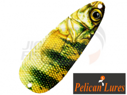 Колеблющаяся блесна Pelican Lures Flutter Trolling Spoon 5.6gr #50 Yellow Perch