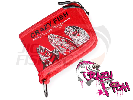 Кошелек для блесен Crazy Fish Spoon Case Small Red