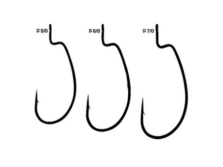 Крючки Офсетные Decoy Hook Worm 18 #6/0