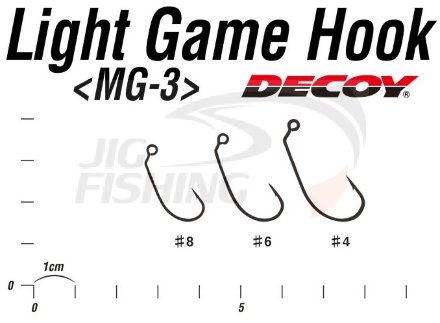 Крючки Decoy Light Game Hook MG-3 #8