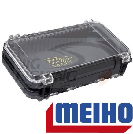 Коробка рыболовная водонепроницаемая Meiho/Versus VS-450WG Black 175х105х43mm