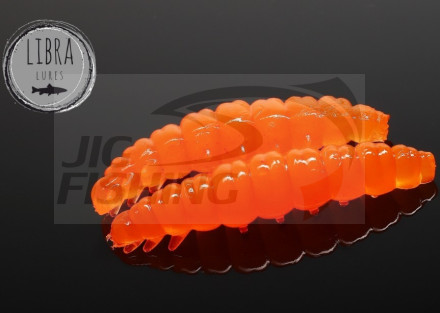 Мягкие приманки Libra Lures Larva 30mm #011 Hot Orange