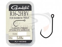 Крючки Gamakatsu R16-2HBV Barbless Single Hook #10
