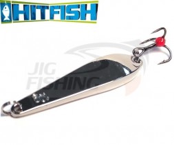 Зимняя блесна HitFish Winter Spoon 7007 45mm #01 Silver