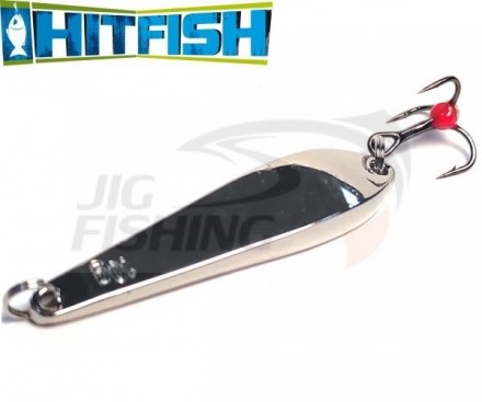 Зимняя блесна HitFish Winter Spoon 7007 45mm #01 Silver