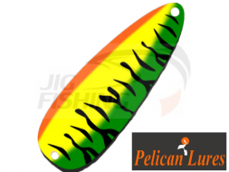 Колеблющаяся блесна Pelican Lures Flutter Trolling Spoon 5.6gr #69 Fire Tiger