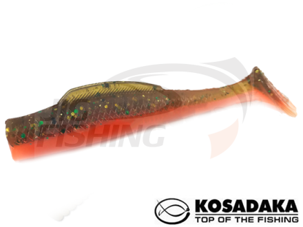 Мягкие приманки Kosadaka Weedless Minnow 88mm #DM