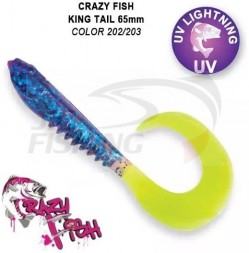 Мягкие приманки Crazy Fish King Tail 2.5&quot; #202203T