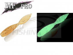 Мягкие приманки MF Pro Spade Tail 1.5&quot; #Phosphorus Yellow