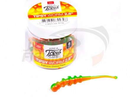 Мягкие приманки Lucky John Pro Series Tipsy Worm 2.3&quot; #T76
