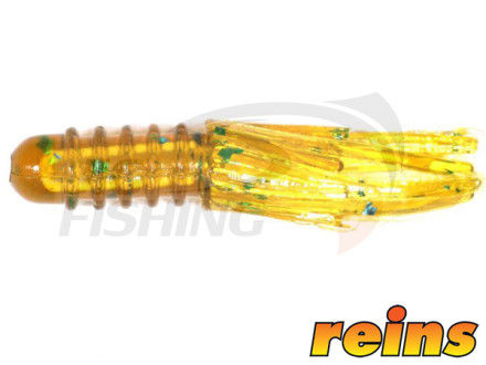 Мягкие приманки Reins Ring Tube Micro 1.5&quot; #430 Motor Oil Gold FLK