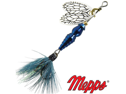 Вращающаяся блесна Mepps Bug 2 #Iron Blue