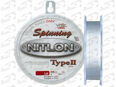 Монолеска YGK Nitlon Spinning Type II Nylon 100m #0.8 0.148mm 3lb
