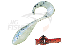 Мягкие приманки Bass Assassin Curly Shad 2&quot; #CSA35343 Crystal Shad