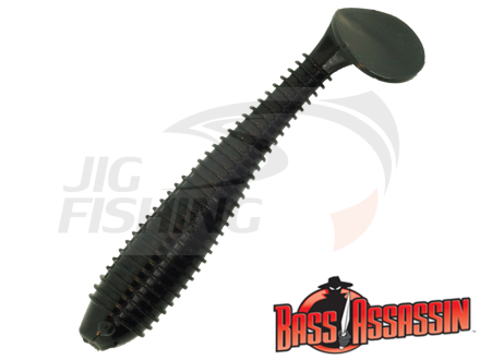 Мягкие приманки Bass Assassin Litl Boss 3.5&quot; #BSA16100 Black