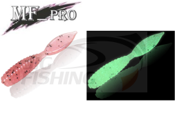 Мягкие приманки MF Pro Spade Tail 1.5&quot; #Pink Phosphorus