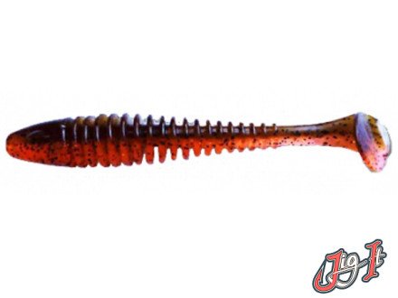 Мягкие приманки Jig It Snoop 4&quot; #014 Red pumpkin