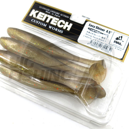 Мягкие приманки Keitech Easy Shiner 4.5&quot; #LT37 Golden Shiner