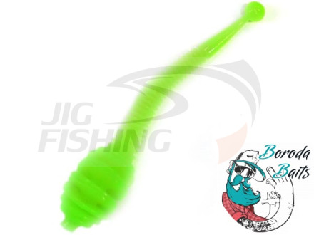 Мягкие приманки Boroda Baits Antares Medium 2.6&quot; #102 Chartreuse