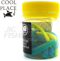 Мягкие приманки Cool Place червь Flat Worm 3.2&quot; #Blue/CH