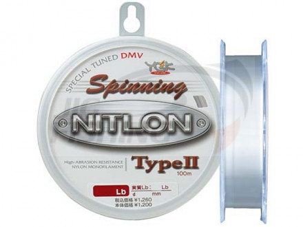 Монолеска YGK Nitlon Spinning Type II Nylon 100m #1 0.165mm 4lb
