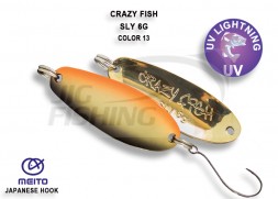 Блесна колеблющаяся Crazy Fish Sly 9gr #13-BGO
