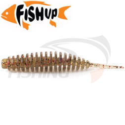 Мягкие приманки FishUp Tanta 3.5&quot; #045 Green Pumpkin Red &amp; Black