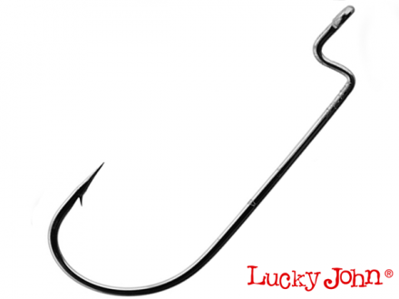Офсетные крючки Lucky John LJH340 #2/0 (7 шт в уп)