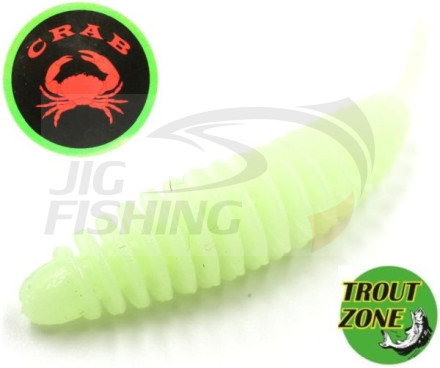 Мягкие приманки Trout Zone Plamp 2.5&quot; Glow Crab