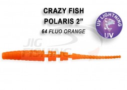 Мягкие приманки Crazy Fish Polaris 2.2&quot; 64 Fluo Orange
