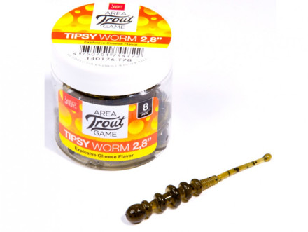 Мягкие приманки Lucky John Pro Series Tipsy Worm 2.3&quot; #T78