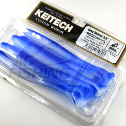 Мягкие приманки Keitech Easy Shiner 4.5&quot; #LT38 Blue Milky White