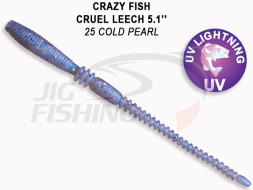 Мягкие приманки Crazy Fish  Cruel Leech 5.1&quot; #25 Gold Pearl