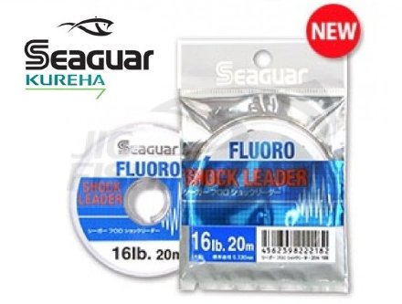 Флюорокарбон  Kureha Seaguar Fluoro Shock Leader 20m #4 0.330mm 16lb 7.3kg