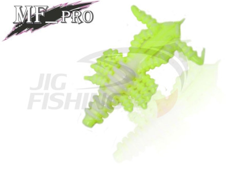 Мягкие приманки MR Pro Burly 1.5&quot; #08 White Chartreuse