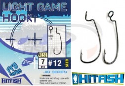 Крючки офсетные HitFish Light Game Hook #12 (7шт/уп)