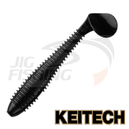 Мягкие приманки Keitech Swing Impact Fat 3.8&quot; #001 Black