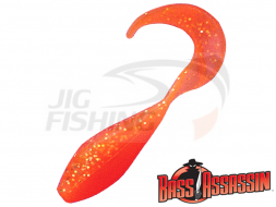 Мягкие приманки Bass Assassin Curly Shad 2&quot; #CSA35373 Orange Gold Shiner