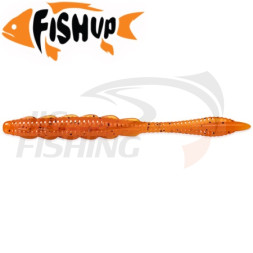 Мягкие приманки FishUp Scaly Fat 4.3&quot; #049 Orange Pumpkin Black