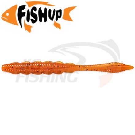 Мягкие приманки FishUp Scaly Fat 4.3&quot; #049 Orange Pumpkin Black