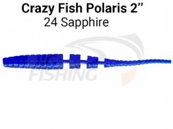 Мягкие приманки Crazy Fish Polaris 2.2&quot; 24 Sapphire