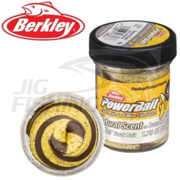 Паста форелевая Berkley Natural Scent Trout Bait 50gr Banana Boost