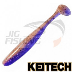 Мягкие приманки Keitech Easy Shiner 4.5&quot; #LT43 Purple Jerry